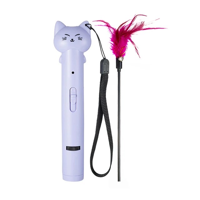 Kapalı kediler için otomatik kedi lazer oyuncak, yavru kedi/köpekler için interaktif kedi oyuncaklar, hızlı/yavaş modu, ayarlanabilir çizerek aralıkları - Görsel 11