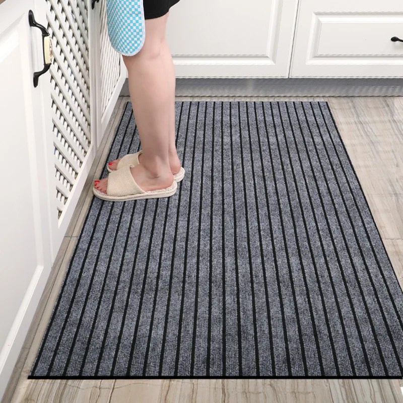 Kaymaz mutfak Mat zemin halısı tam kapsama DIY yağ absorbe mutfak paspas uzun koridor koşucu kilim giriş kolay temizlenebilir