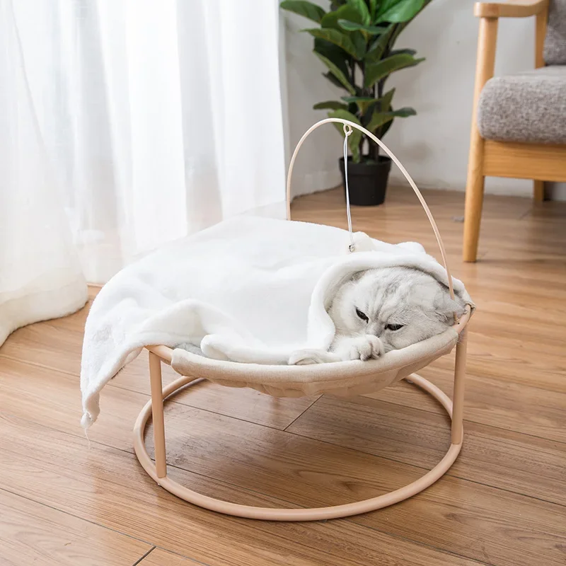 Kedi yatak ev Pet küçük kediler için hamak yatak Mat yavru pencere şezlong kapalı yuva kulübesi uyku yavru yastık
