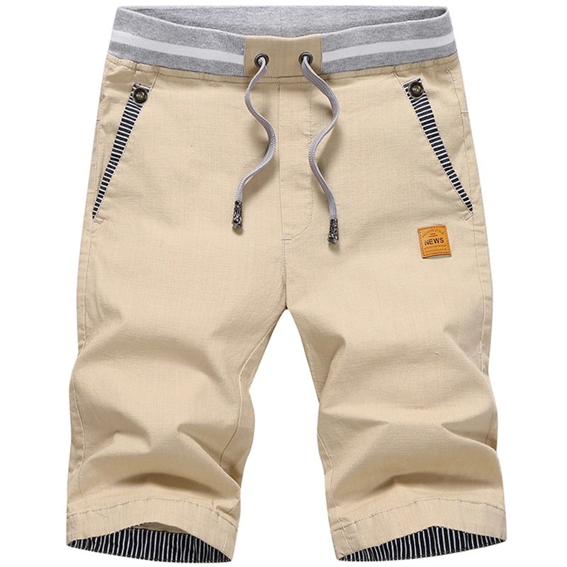 Keten erkek şort yeni yaz rahat şort erkekler pamuk moda erkekler kısa Bermuda plaj kısa artı boyutu 4XL joggers erkek sıcak
