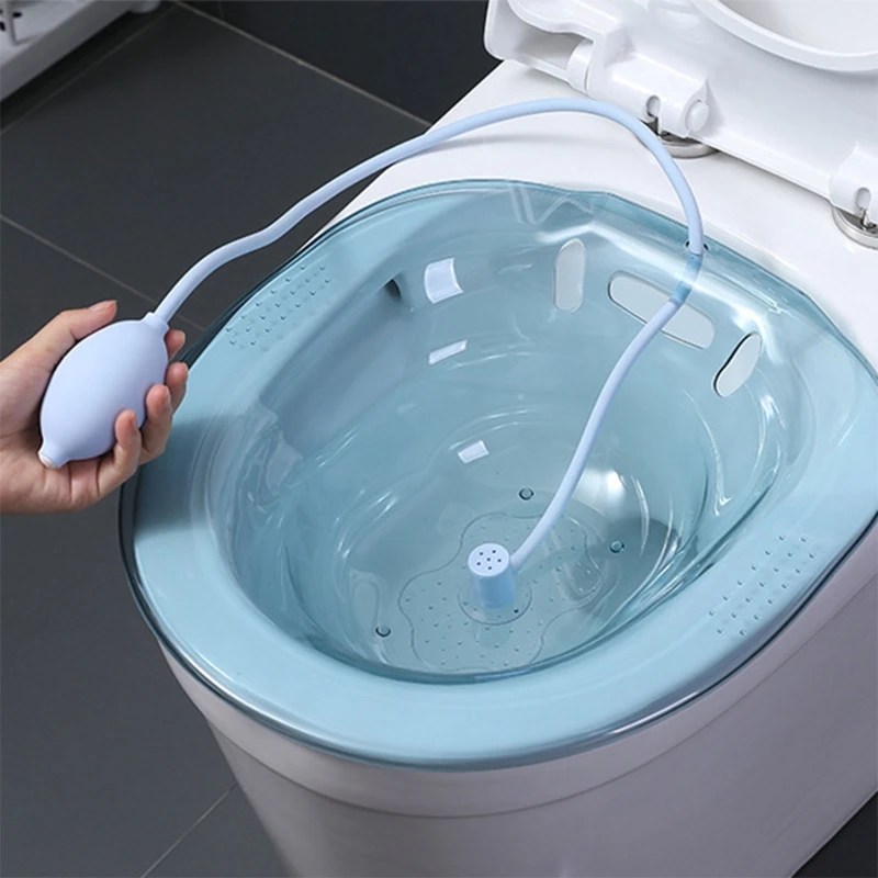 Klozet taharetliği küvet hemoroid tedavisi hamile kadınlar Y5GB için Sitz banyo sifonu sağlıklı bakım sırılsıklam el püskürtücü
