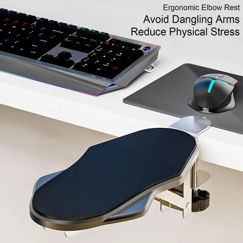 Kolçak ped masaüstü bilgisayar masa desteği fare kol bilek istirahat masaüstü uzatma el omuz korumak takılabilir kurulu Mousepad