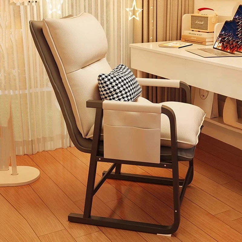 Lüks ofis oturma odası sandalyeleri katlanır Recliner kütüphane oturma odası sandalyeleri tasarım Salon Sillon Reclinable Mobili mobilya