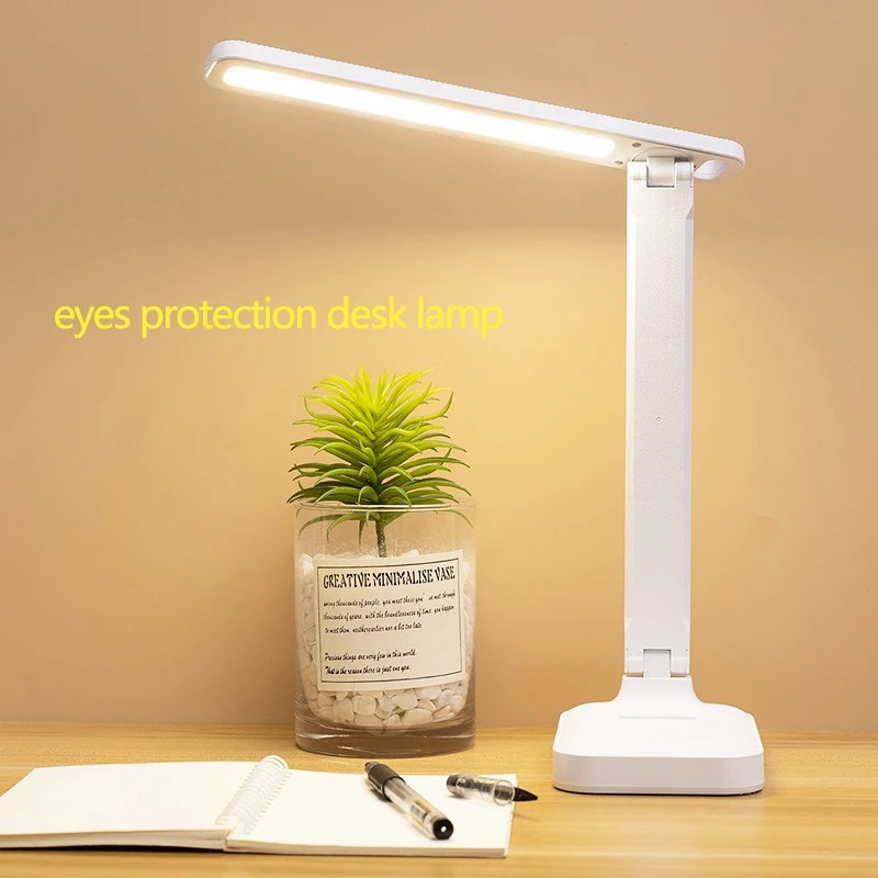 LED kitap ışık dokunmatik katlanır masa gece lambası başucu okuma göz koruması USB şarj gece lambası okuma kitapları odası için