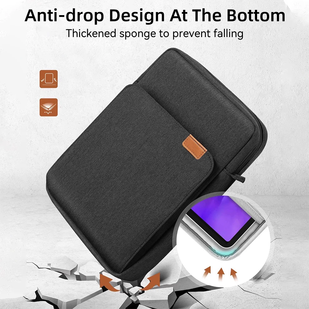 Laptop çanta kapak için Macbook Air & Pro 11 12 13 inç su geçirmez Notebook çantası 9 ila 13 inç Tablet için çok cepler vaka