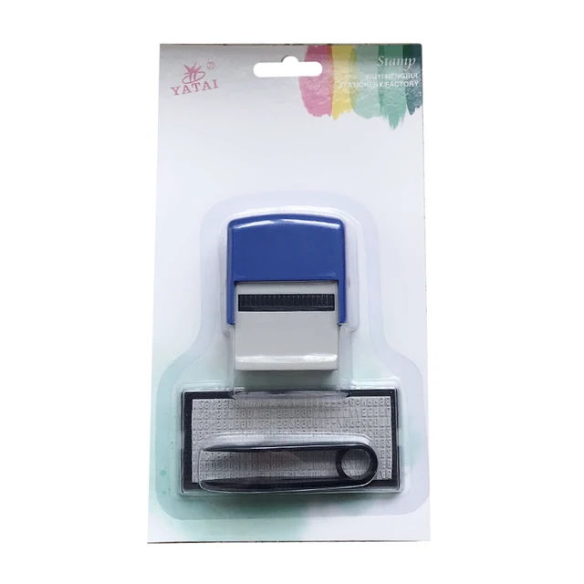 Lastik damga kiti DIY özel kişiselleştirilmiş kendini mürekkep iş adresi adı numarası mektup damga el sanatları baskı lastik damga
