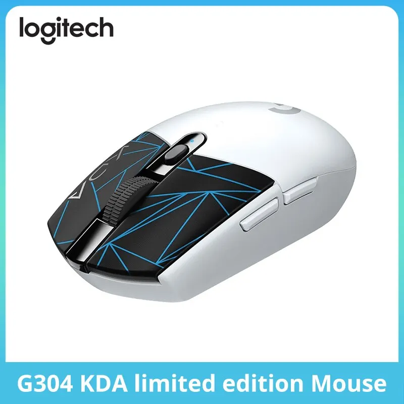 Logitech G304KDA kablosuz fare ESports oyun ofis masaüstü dizüstü programlanabilir yemek tavuk League of Legends fare