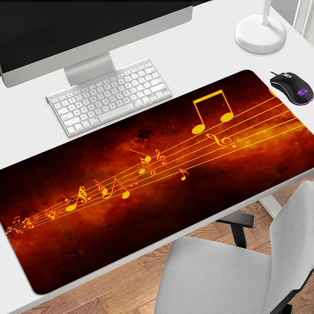 Müzik not genişletilmiş ped Anime fare altlığı 900x400 kurulum oyun aksesuarları Diy oyun bilgisayarı Mat Mousepad Gamer 900x400 masaüstü