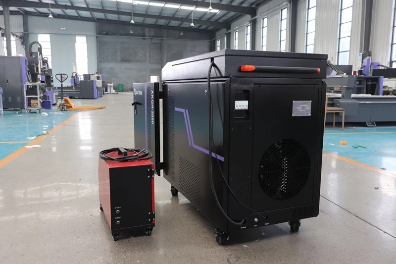MAXCOOL şirket fabrika fiyat Fiber lazer temizleme kaynak kesme makinesi Mini kolay kullanım
