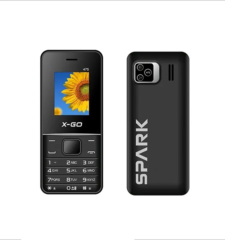 MKTEL X-GO 475 Mini özellik telefon 1.77 "ekran 1800mAh pil 2030 hoparlör çift SIM çift bekleme MP3 MP4 FM radyo Bluetooth