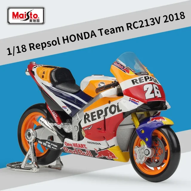 Maisto 1:18 Repsol Honda takımı Rc213v 2021 #93 #44 Marc Moto z Moto Gp yarış döküm alaşım motosiklet modeli koleksiyonu hediye oyuncak