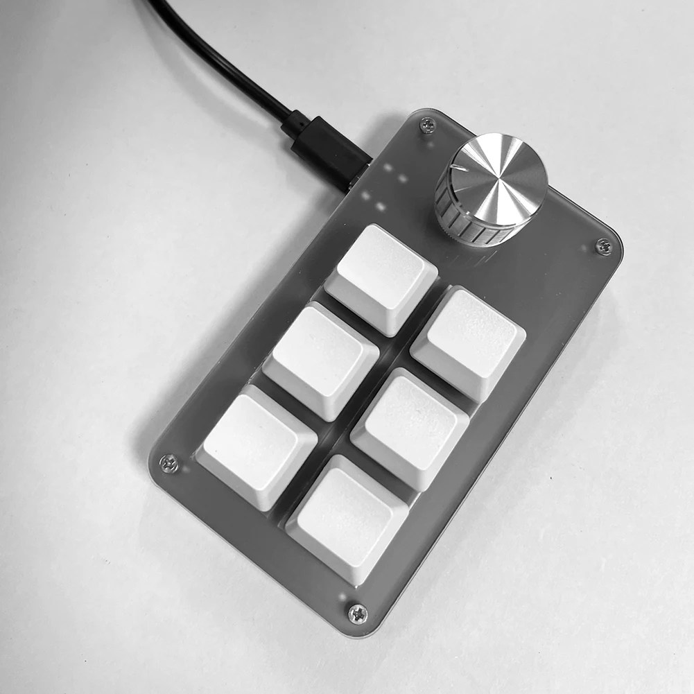 Makro özel oyun klavyesi topuzu 3 / 4 / 6 / 9 /12 tuşları programlanabilir Hotswap tek elle mekanik tuş takımı PS çizim - Görsel 5