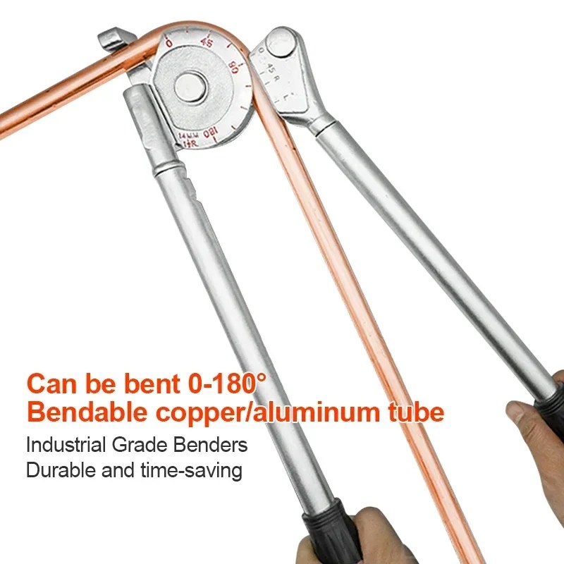 Manuel boru bükücü tüp bükme makinesi 6mm 8mm 10mm 12mm 14/16/19/22mm boru Bender için alüminyum bakır çelik yakıt fren hatları - Görsel 5