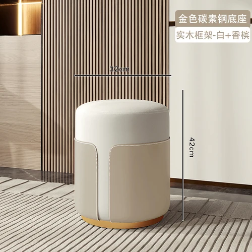 Masanın altında bahçe benzersiz dışkı zehirler tasarım güzellik yuvarlak ayak dışkı Footrest Minimalist düşük Taburetes Decorativos mobilya - Görsel 8