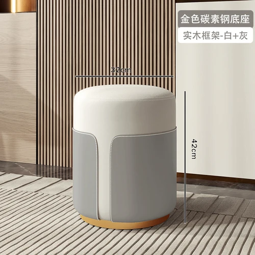 Masanın altında bahçe benzersiz dışkı zehirler tasarım güzellik yuvarlak ayak dışkı Footrest Minimalist düşük Taburetes Decorativos mobilya - Görsel 10