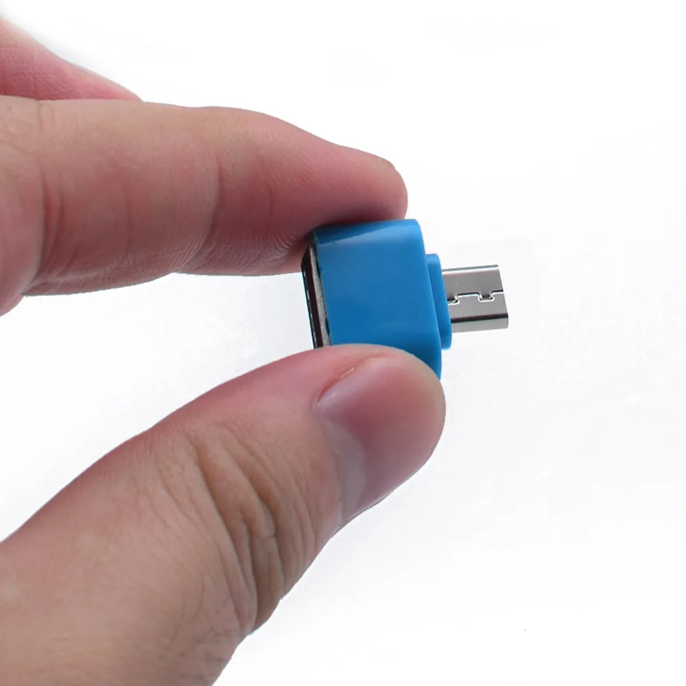 Mikro USB USB OTG adaptör Mini dönüştürücü Android SmartPhone için taşınabilir adaptör USB OTG konektörü cep telefonu aksesuarları