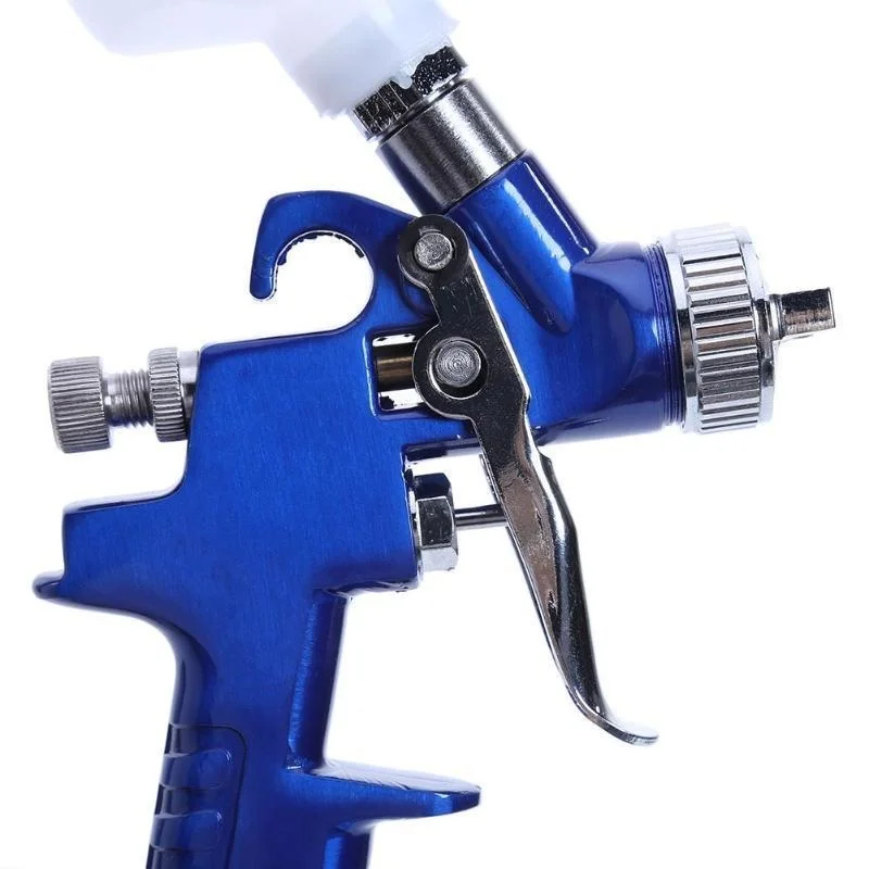 Mini 0.8MM/1.0MM meme boya püskürtme tabancası HVLP boyama araba için yüksek atomizasyon H-2000 Airbrush Aerograph pnömatik aracı