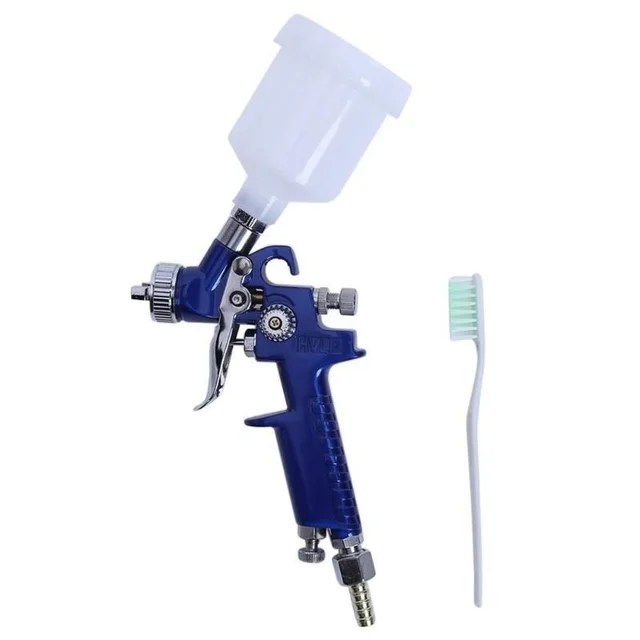 Mini 0.8MM/1.0MM meme boya püskürtme tabancası HVLP boyama araba için yüksek atomizasyon H-2000 Airbrush Aerograph pnömatik aracı - Görsel 8