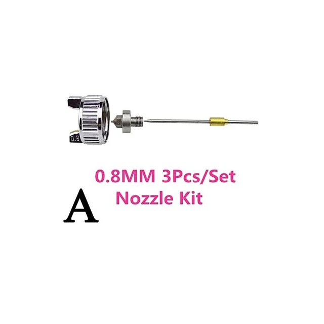 Mini 0.8MM/1.0MM meme boya püskürtme tabancası HVLP boyama araba için yüksek atomizasyon H-2000 Airbrush Aerograph pnömatik aracı - Görsel 10