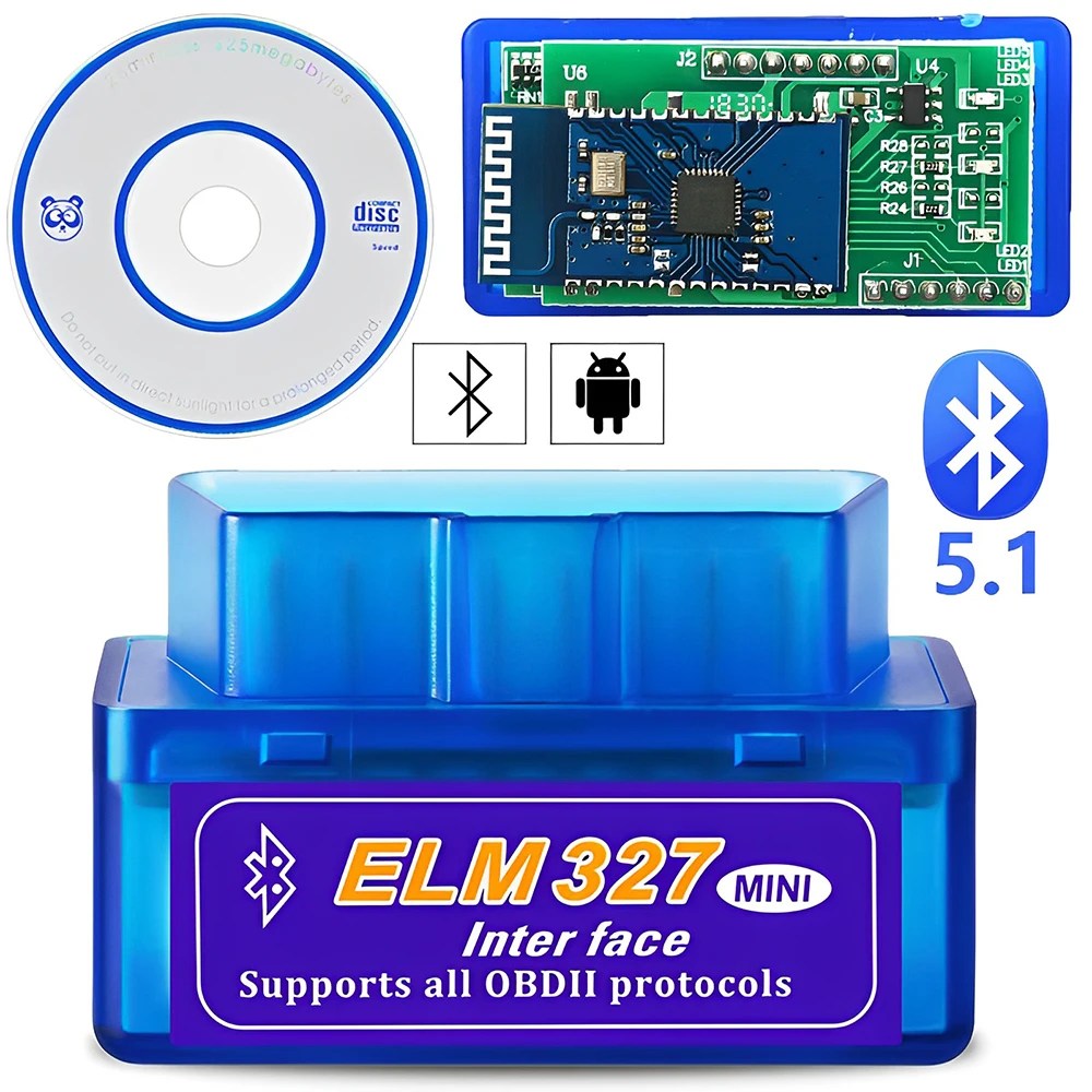 Mini Eml327 V2.1 OBD 2 Bluetooth araç tanı-araçlar için Android tarayıcı kod desteği akıllı tarama aracı ODB2 tarayıcı aracı