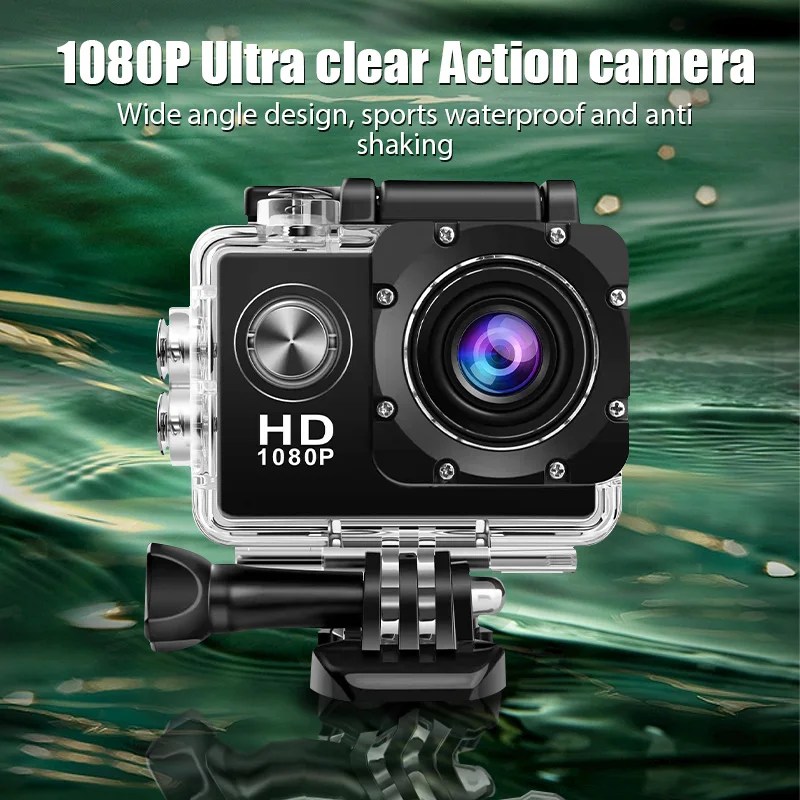 Mini eylem kamera Ultra HD 4K WiFi spor Cmaera 2.0 inç ekran 30m su geçirmez sualtı kayıt kamera eylem kam kameralar