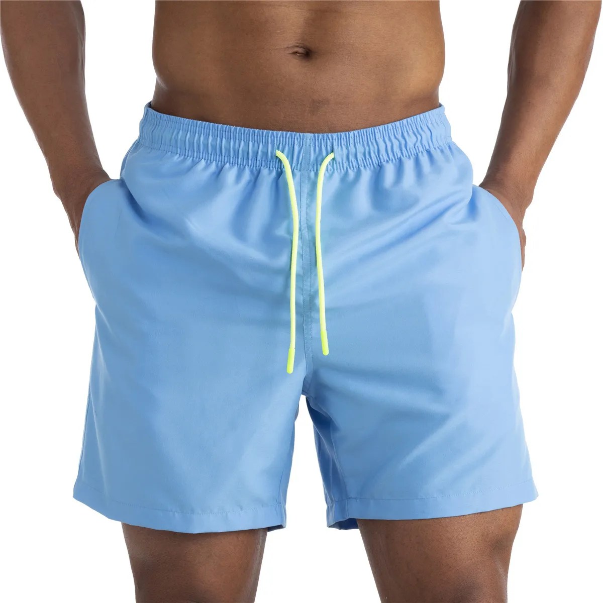 Moda Yaz Erkek Plaj Kısa Marka Rahat Şort Erkekler Yüksek Kaliteli Kurulu Şort plaj şortu Boxer Sandıklar Bermuda Plaj - Görsel 2