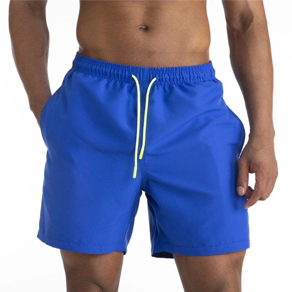 Moda Yaz Erkek Plaj Kısa Marka Rahat Şort Erkekler Yüksek Kaliteli Kurulu Şort plaj şortu Boxer Sandıklar Bermuda Plaj - Görsel 4