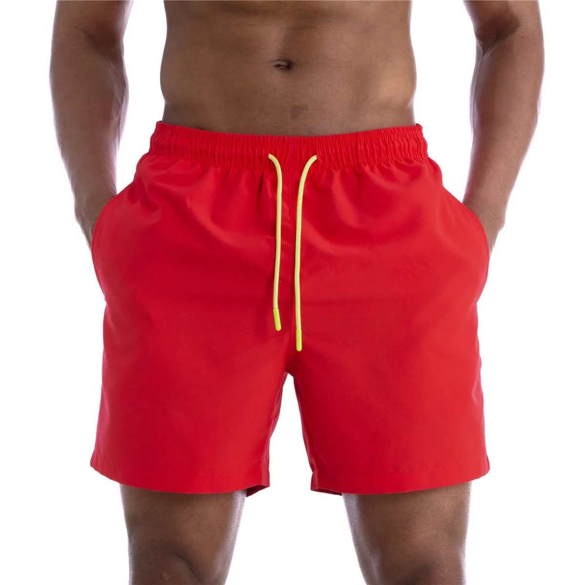 Moda Yaz Erkek Plaj Kısa Marka Rahat Şort Erkekler Yüksek Kaliteli Kurulu Şort plaj şortu Boxer Sandıklar Bermuda Plaj - Görsel 5