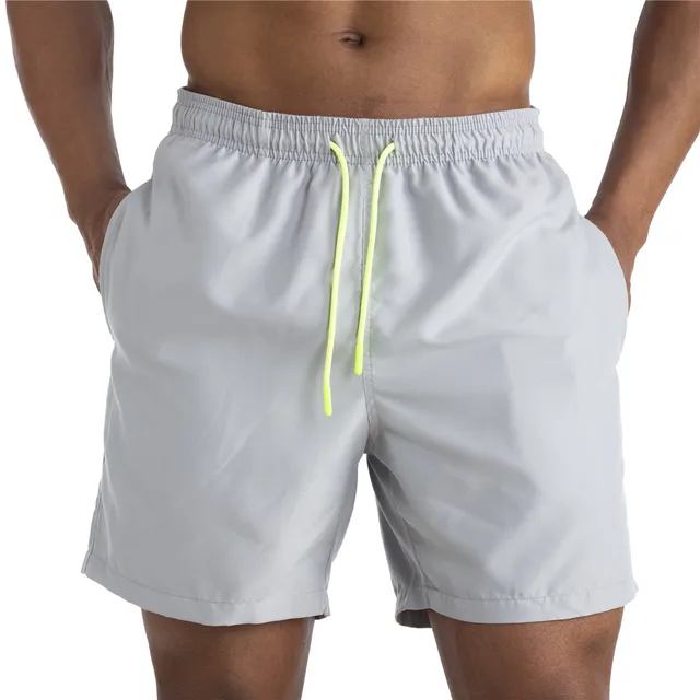 Moda Yaz Erkek Plaj Kısa Marka Rahat Şort Erkekler Yüksek Kaliteli Kurulu Şort plaj şortu Boxer Sandıklar Bermuda Plaj