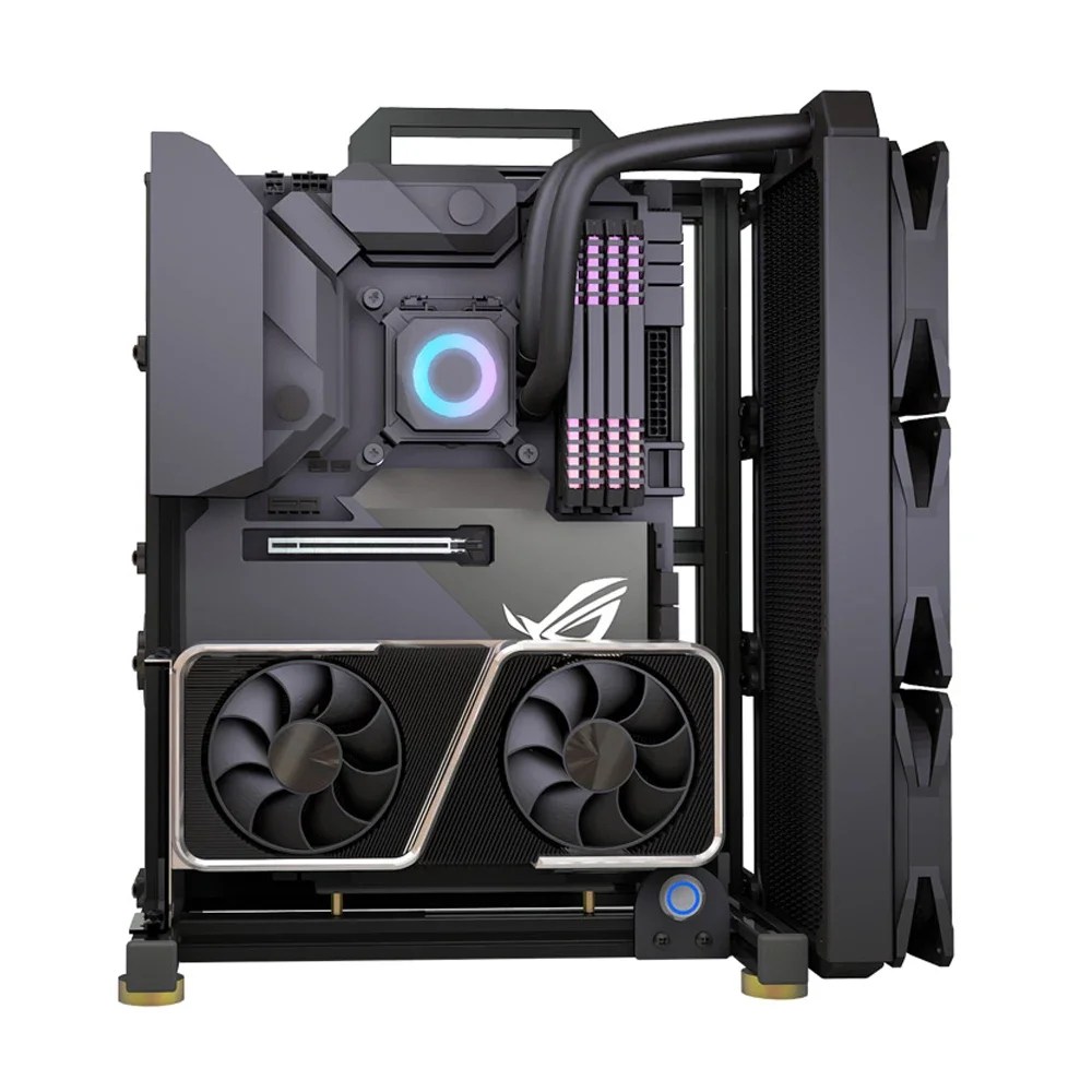 Modding EATX açık PC kasa çerçeve ITX MATX ATX oyuncular kabine DIY su soğutucu masaüstü bilgisayar alüminyum yaratıcı kule oyun