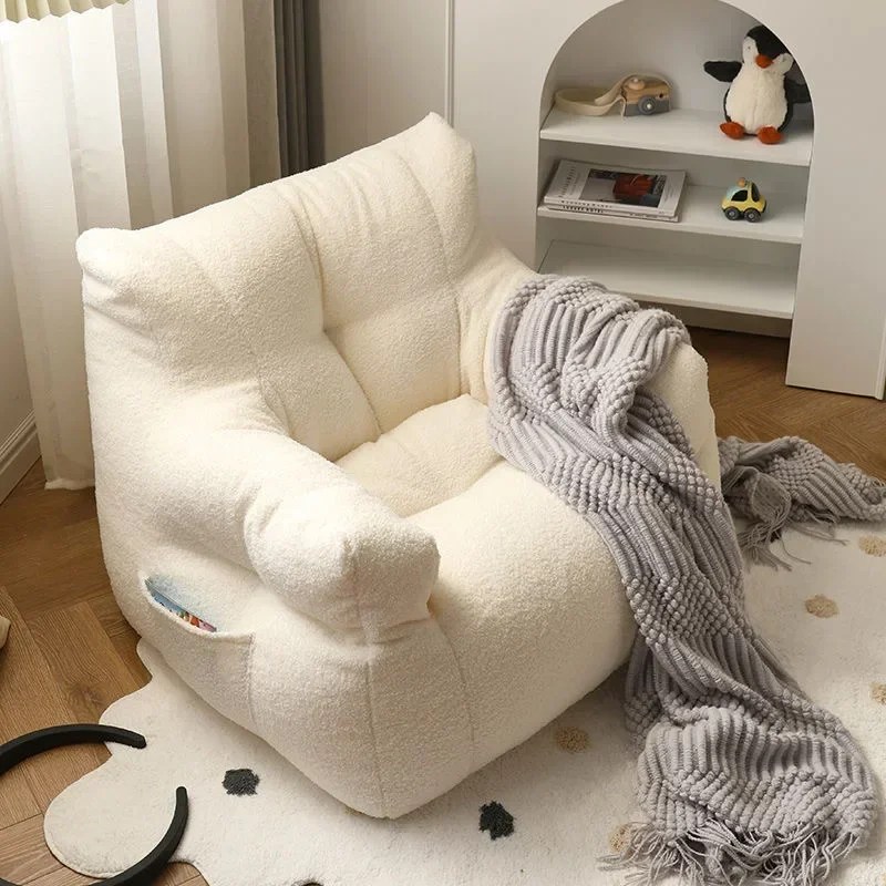 Modern Salon oturma odası kanepeleri ponponları tembel modüler oturma odası kanepeleri Salon Nordic Accent kanepeler Para El Hogar ev mobilya