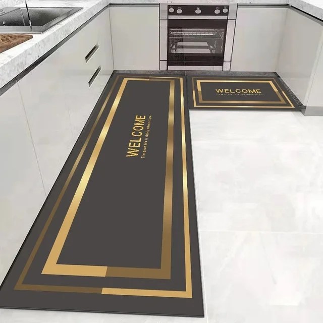 Mutfak paspas uzun şerit yatak odası yumuşak kilim giriş paspas yıkanabilir kaymaz koridor halı karşılama emici banyo paspasları - Görsel 11