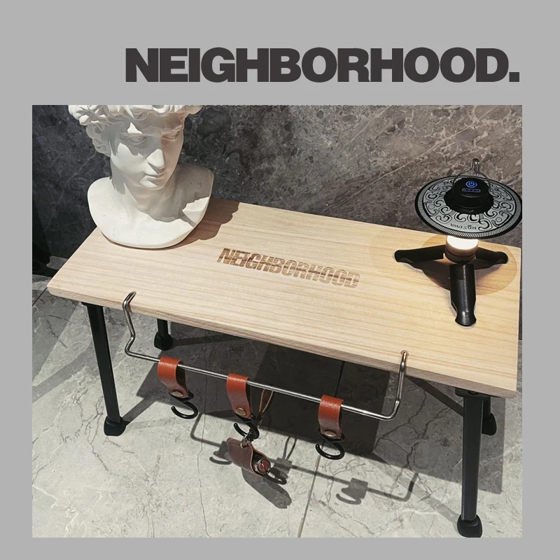 NBHD açık katlanır küçük uzun masa kamp taşınabilir basit kendinden sürüş komple Set bahçe küçük kahve sehpa çift durak F