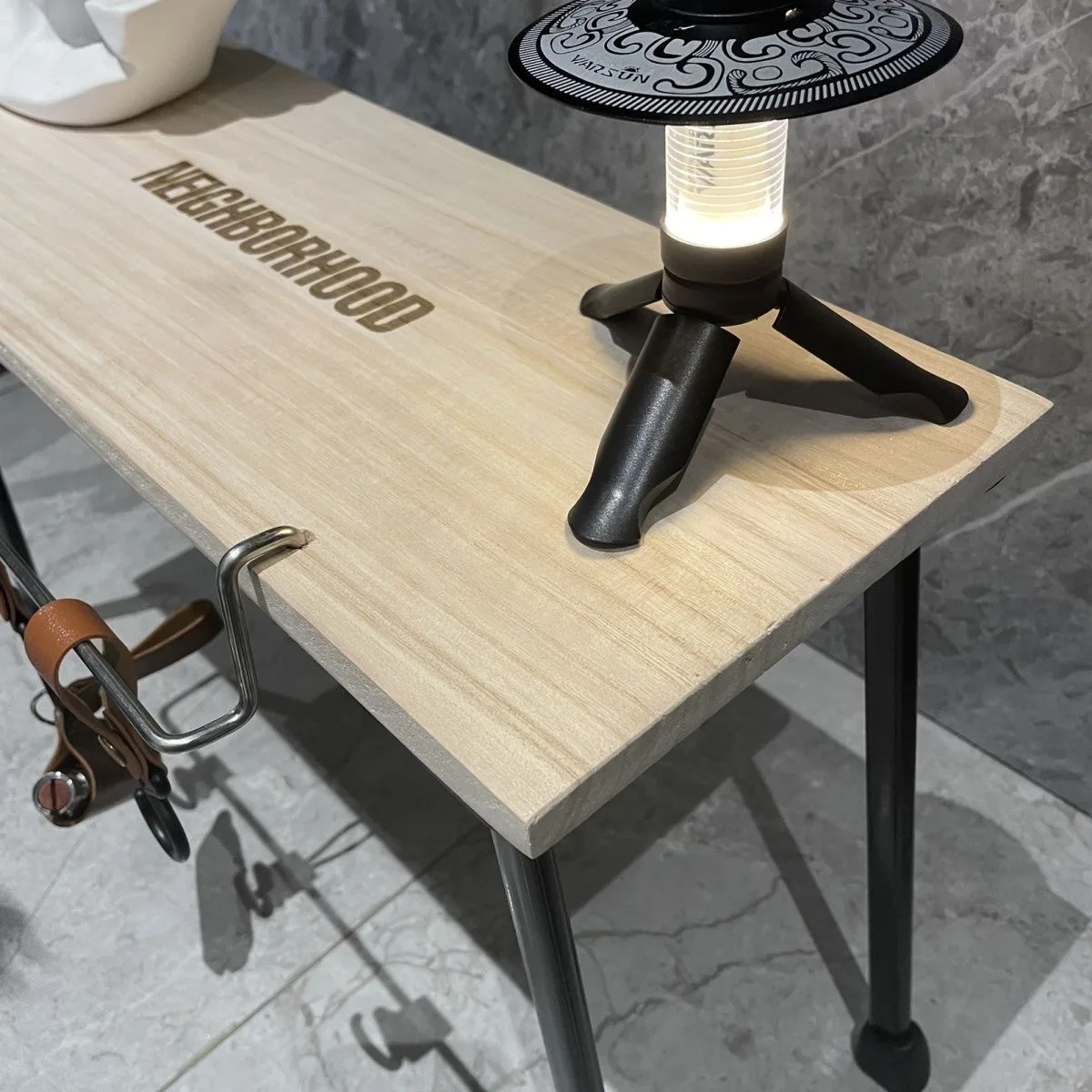 NBHD açık katlanır küçük uzun masa kamp taşınabilir basit kendinden sürüş komple Set bahçe küçük kahve sehpa çift durak F - Görsel 3