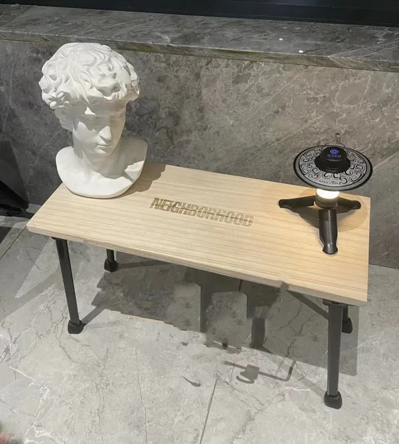 NBHD açık katlanır küçük uzun masa kamp taşınabilir basit kendinden sürüş komple Set bahçe küçük kahve sehpa çift durak F