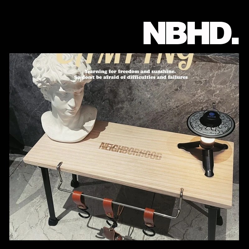NBHD açık katlanır küçük uzun masa kamp taşınabilir basit kendinden sürüş komple Set bahçe küçük kahve sehpa çift durak F