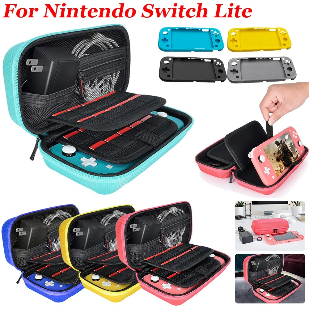 Nintendo anahtarı Lite saklama çantası EVA sert çanta için taşınabilir oyun konsolu taşıma koruyucu kapak anahtarı Lite oyun aksesuarları