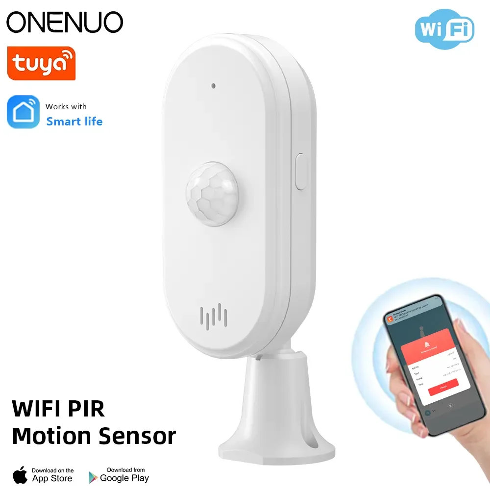 Onentutuya WiFi güvenlik hırsız alarmı kızılötesi hareketi insan PIR hareket sensörleri dedektörü akıllı yaşam PIR ev güvenlik