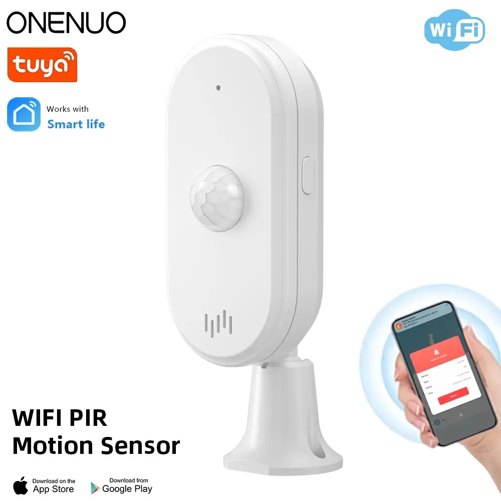 Onentutuya WiFi güvenlik hırsız alarmı kızılötesi hareketi insan PIR hareket sensörleri dedektörü akıllı yaşam PIR ev güvenlik
