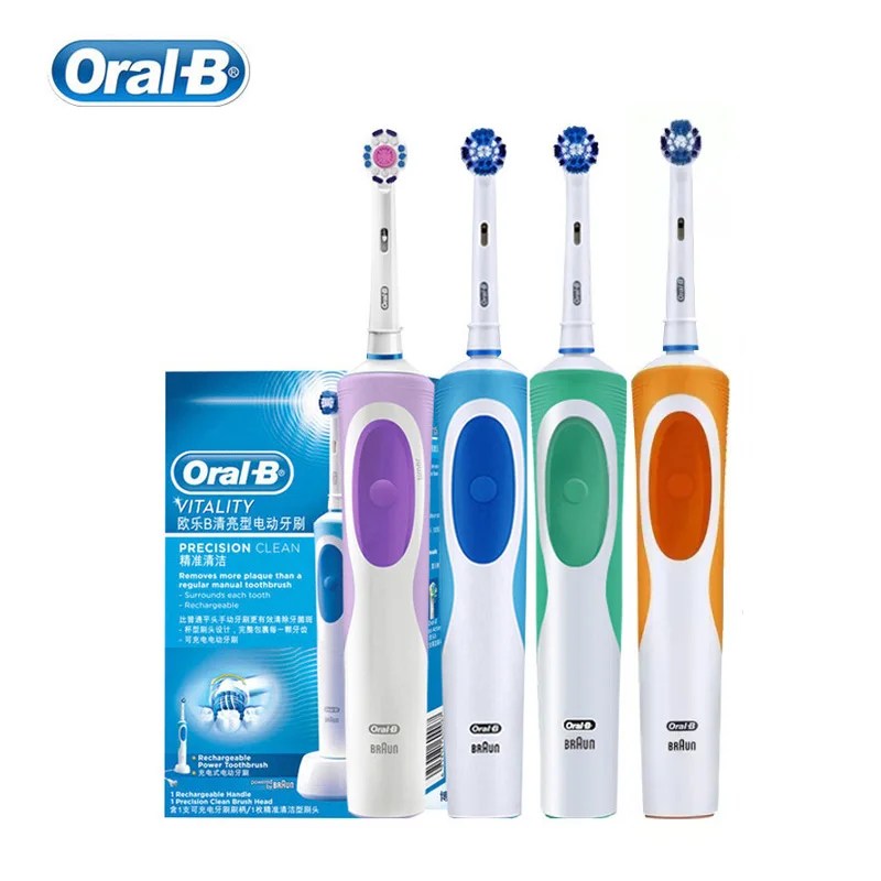 Oral B şarj edilebilir elektrikli diş fırçası canlılık ağız hijyeni pecian temiz diş fırçaları dönen 3D beyaz diş beyazlatma fırçası