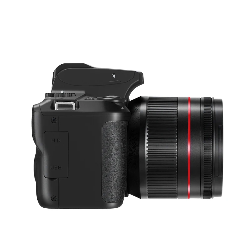 Ordro 12X optik Zoom dijital kamera Video kamera 4K 64MP otomatik/manuel odak LED flaş dahili Vlog Camara 2024 yeni gelenler