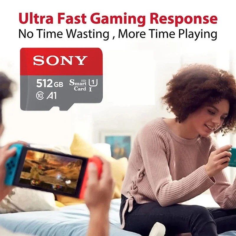 Orijinal SONY Ultra mikro SD 64GB128GB256GB 512GB 1TB TF flash bellek kartı depolama kartı cep telefonları/bilgisayarlar/video/drones - Görsel 3