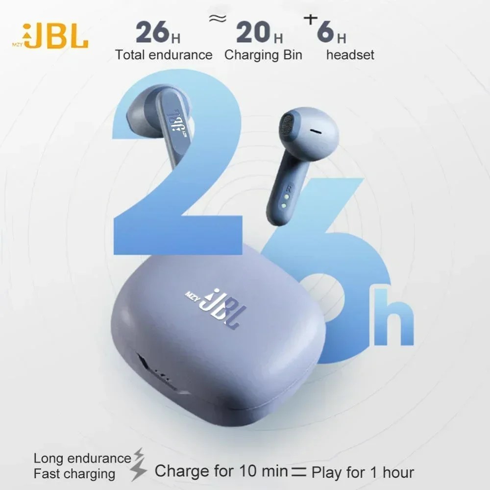 Orijinal mzyJBL Wave300 Bluetooth TWS kulaklık kablosuz kulaklıklar su geçirmez spor kulaklıklar gürültü azaltma mikrofonlu kulaklık
