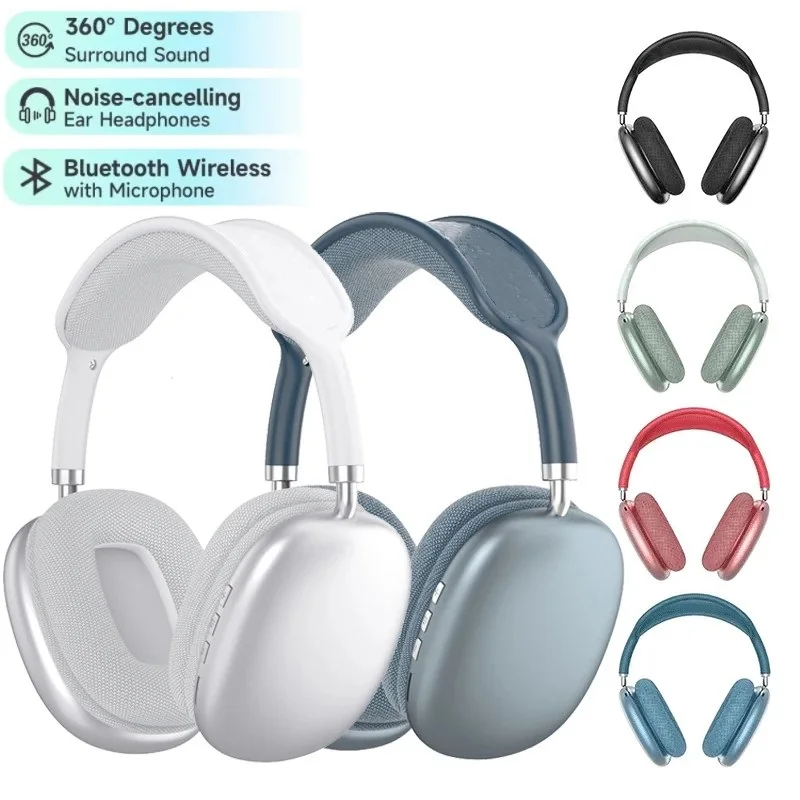 P9 kulaklık oyun kulaklığı Mic oyun kulaklıklar Stereo kablosuz kulaklık Bluetooth kulaklık dizüstü Apple iPhone için