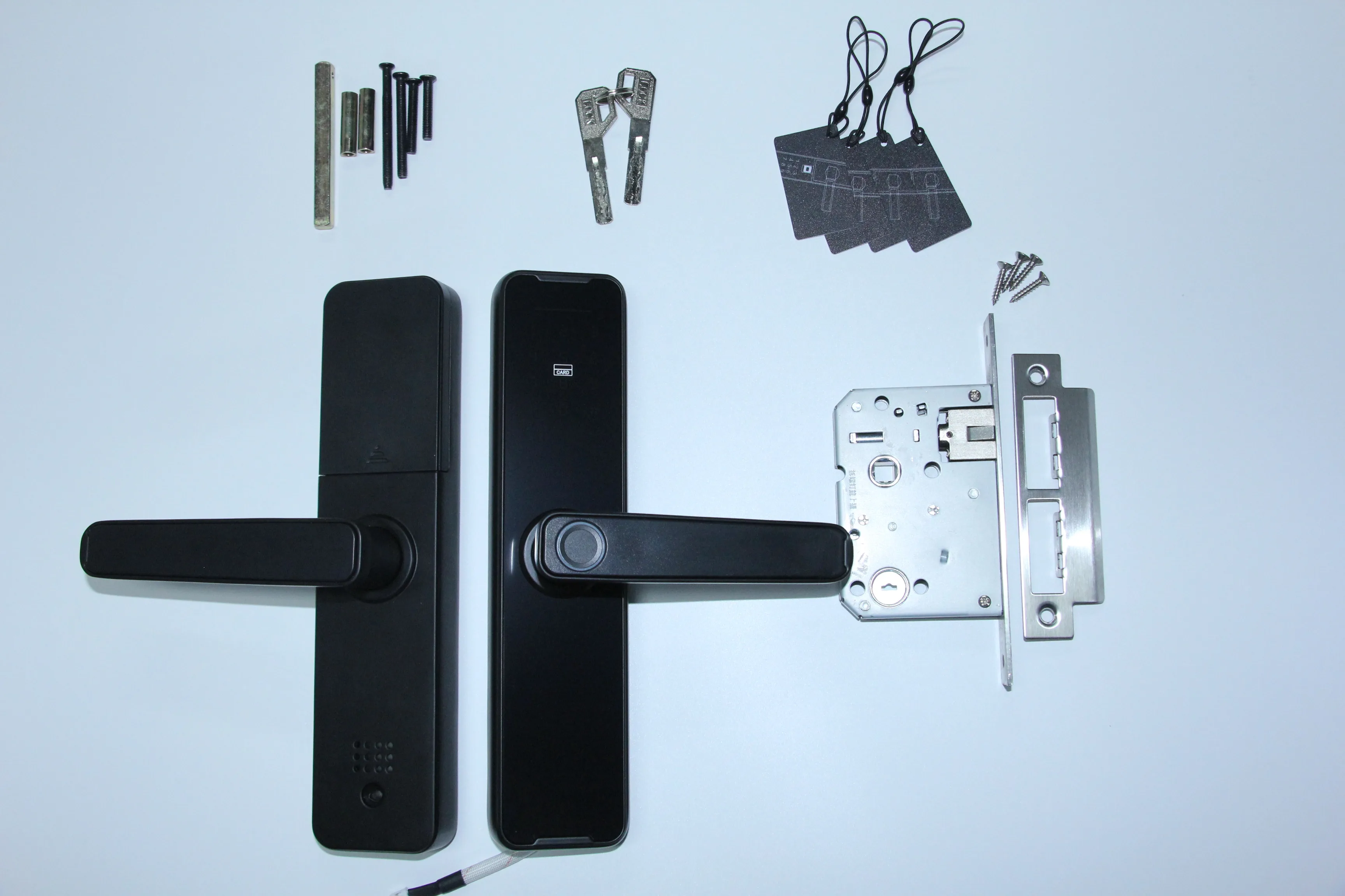 PHIPULO Tuya Wifi akıllı kart ile akıllı kapı kilidi dijital elektronik kilit/şifre/anahtar/USB akıllı ev için acil şarj - Görsel 5