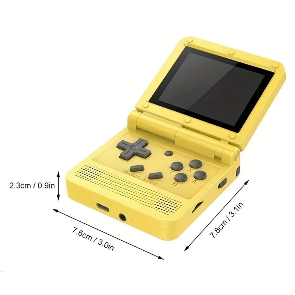 POWKIDDY Retro Retro el katlanır oyun konsolu 3.0 inç IPS LCD ekran 1020mAh şarj edilebilir pil dahili 15000 Video oyunları - Görsel 2
