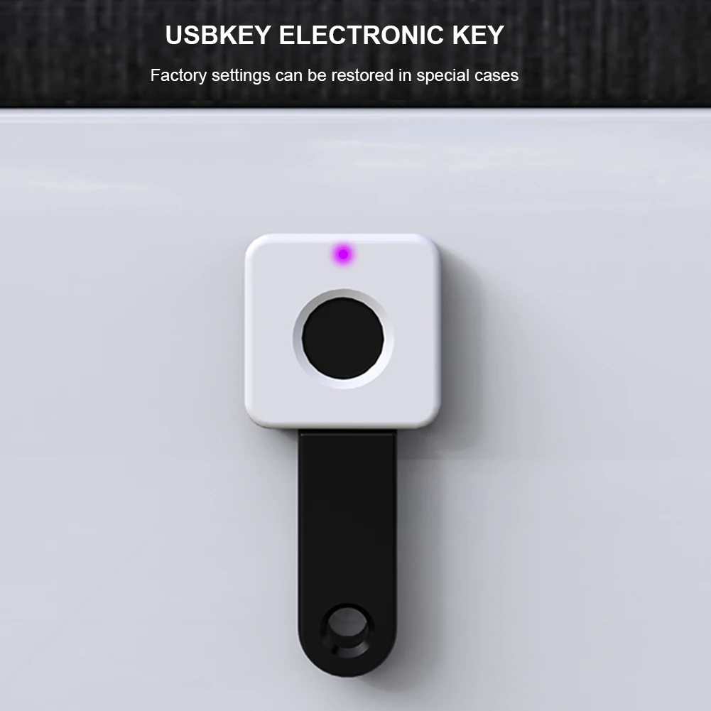 Parmak izi dolap kilidi gizli çekmece elektronik kilit RGB gösterge ışığı hızlı anahtarcı mobilya ev ofis için gizlilik kilidi