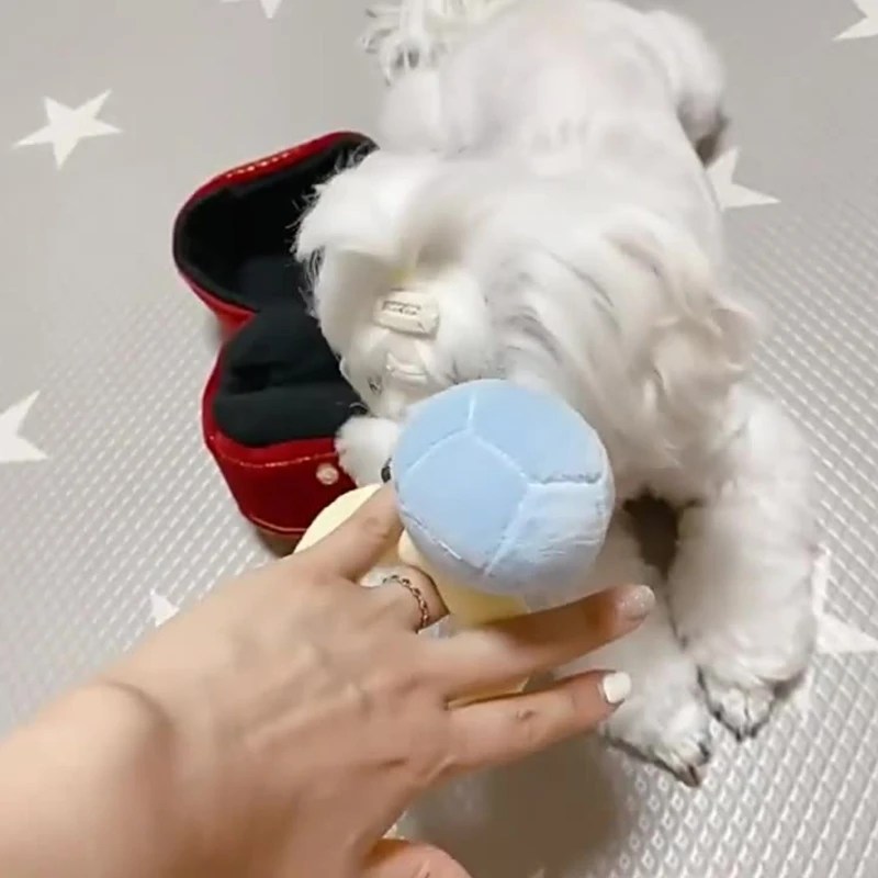 Pet Köpek Oyuncak Ekstra sert Doldurulmuş Nişan Yüzüğü Oyuncak Komik Interaktif Köpek Çiğneme Oyuncak Köpek Diş Temizleme Aracı - Görsel 2