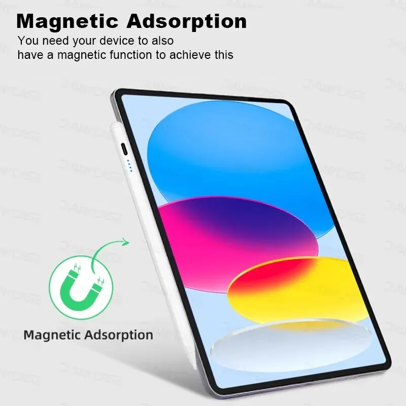 PjioAo evrensel Stylus kalem için Android IOS Windows dokunmatik kalem için Huawei Samsung telefon Xiaomi Tablet için iPad Apple kalem