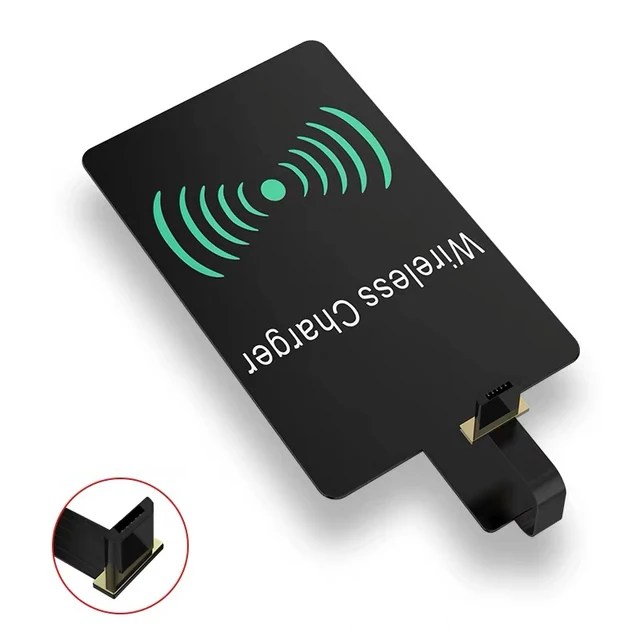Qi kablosuz şarj alıcısı destek tipi C mikro usb hızlı kablosuz şarj adaptörü için iPhone5-7 Android telefon kablosuz şarj - Görsel 10